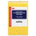 Scotch-Brite Large Commercial Sponge, Yellow, PK 24 MMM07456